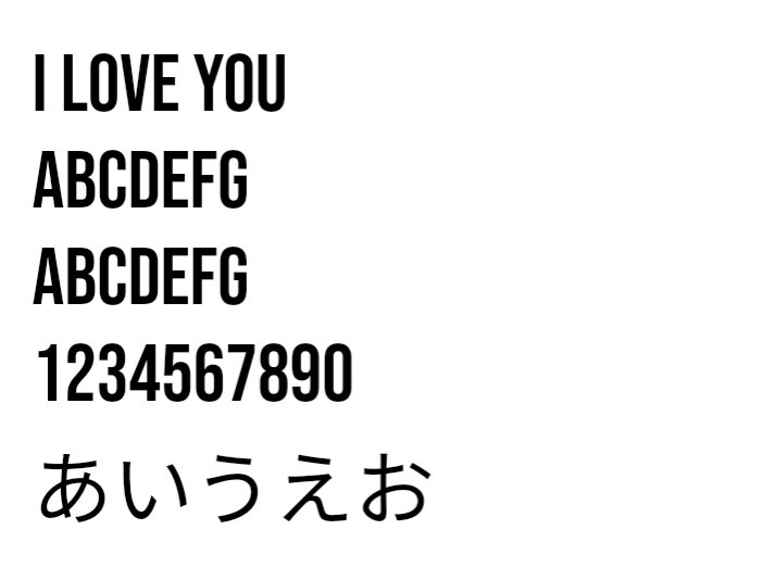 BEBAS NEUE,Clipchamp,font,フォント