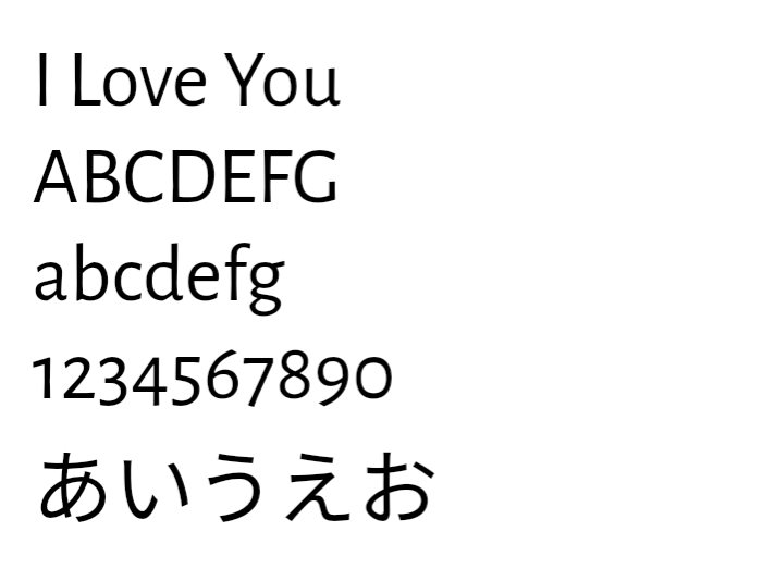 Alegreya Sans,Clipchamp,font,フォント