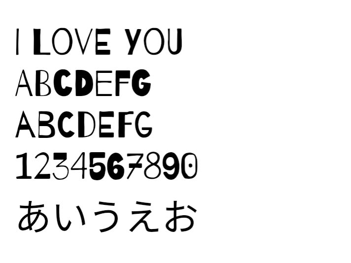 BARRIO,Clipchamp,font,フォント