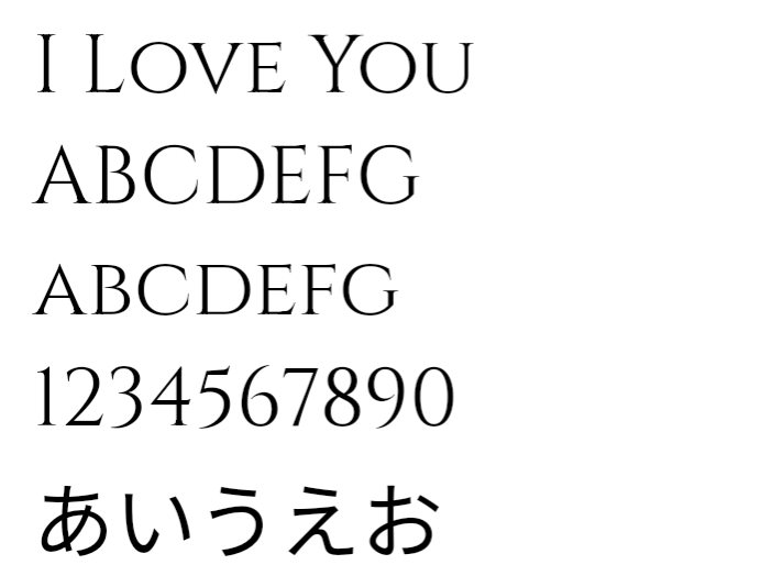 CINZEL,Clipchamp,font,フォント