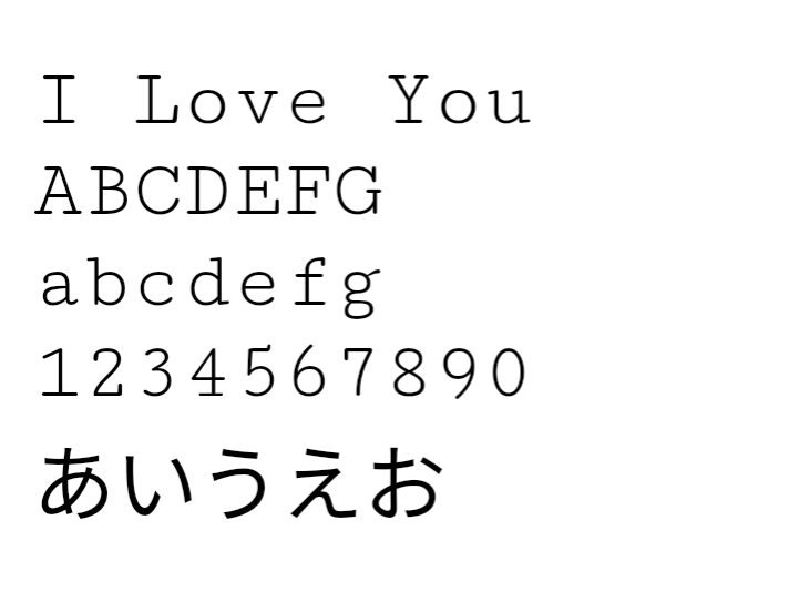 Cutive Mono,Clipchamp,font,フォント