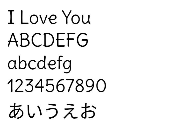 Delius,Clipchamp,font,フォント