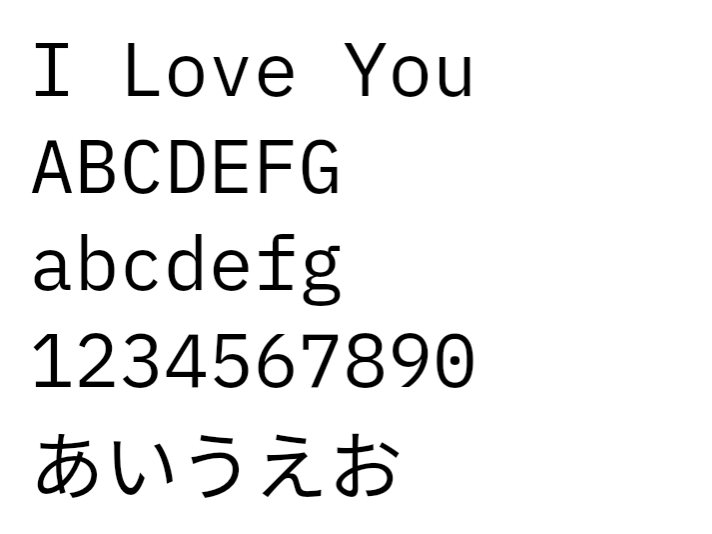 IBM Plex Mono,Clipchamp,font,フォント