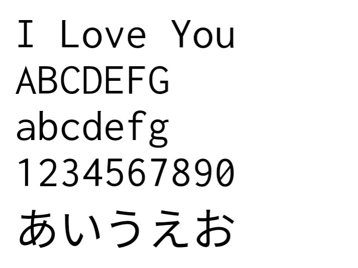 Inconsolata,Clipchamp,font,フォント