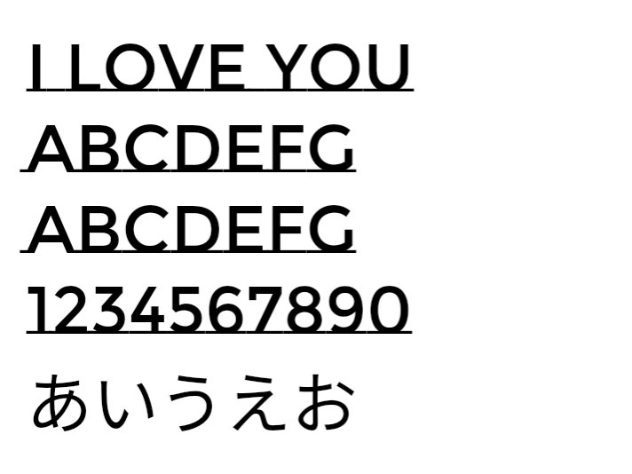 MONTSERRAT SUBRAYADA,Clipchamp,font,フォント
