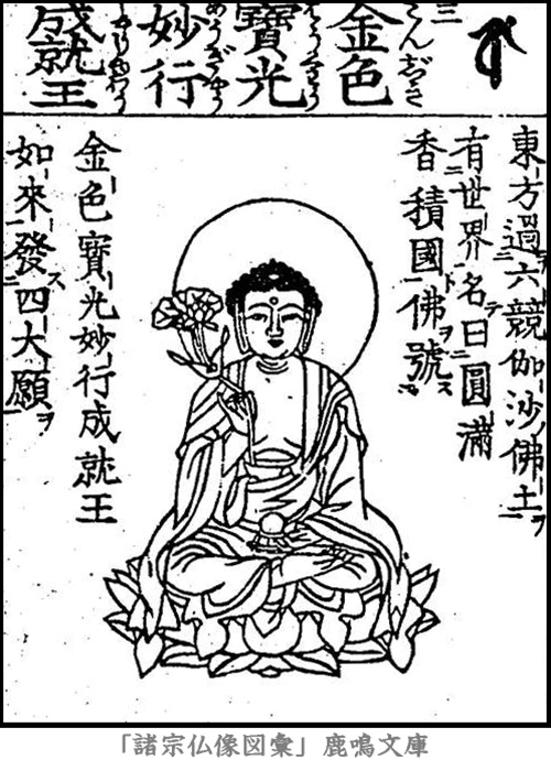 仏像,画像,金色宝光妙行成就王如来,七仏薬師