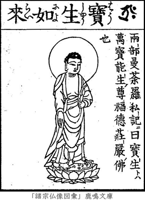 仏像,画像,宝生如来