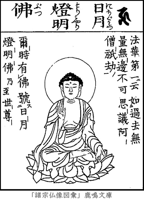 仏像,画像,日月燈明仏