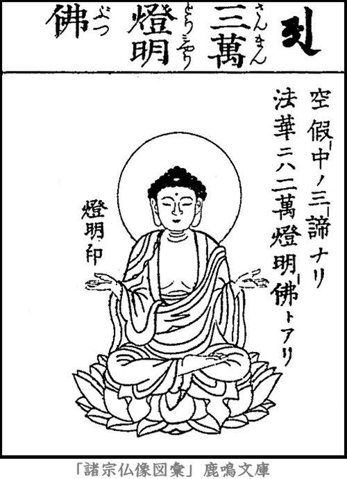 仏像,画像,三万燈明仏