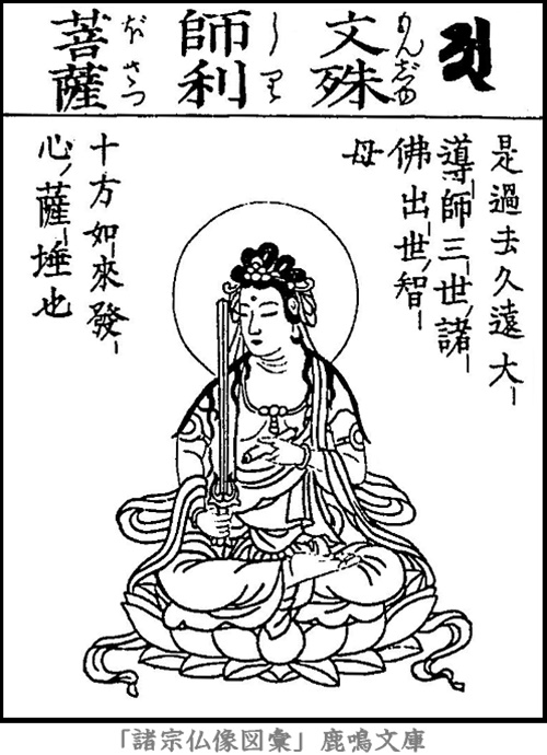 仏像,画像,文殊菩薩