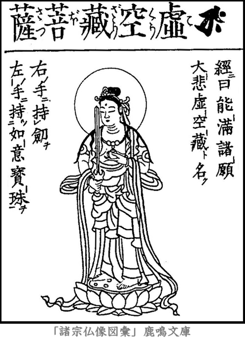 仏像,画像,虚空蔵菩薩