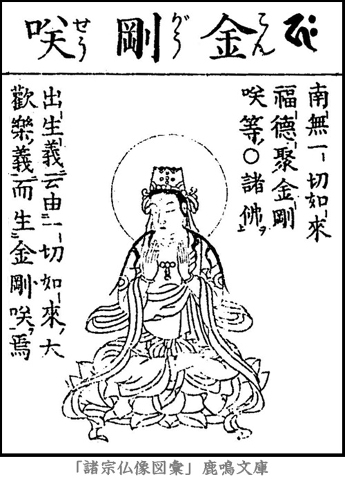 仏像,画像,金剛咲菩薩,十六大菩薩