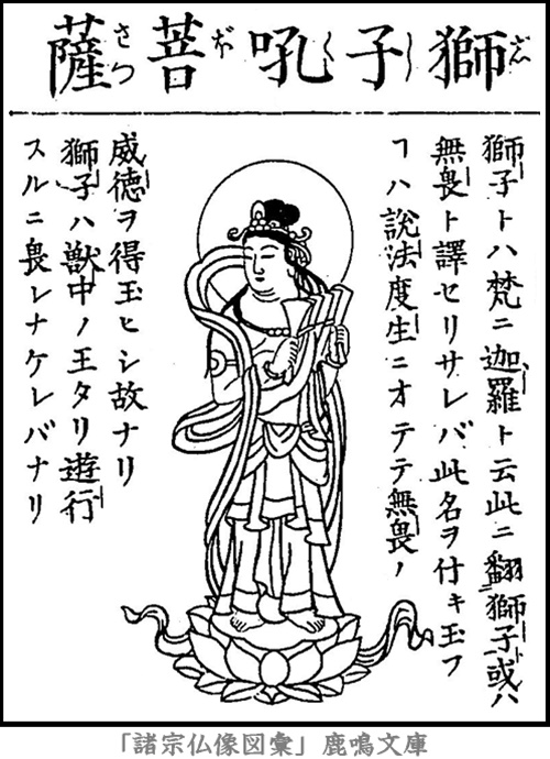 仏像,画像,獅子吼菩薩,二十五菩薩