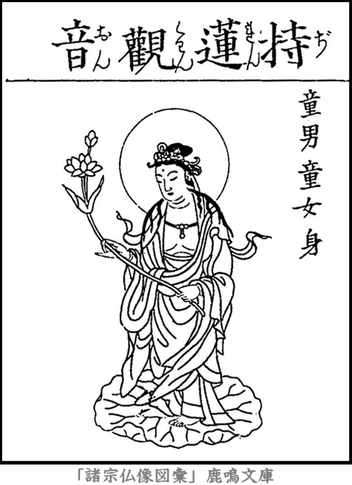 仏像,画像,持蓮観音,三十三観音