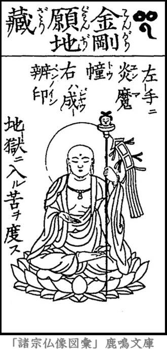 仏像,画像,金剛願地蔵