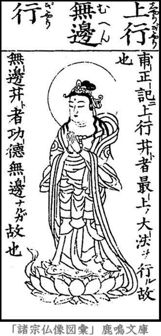 仏像,画像,上行菩薩,無辺行菩薩