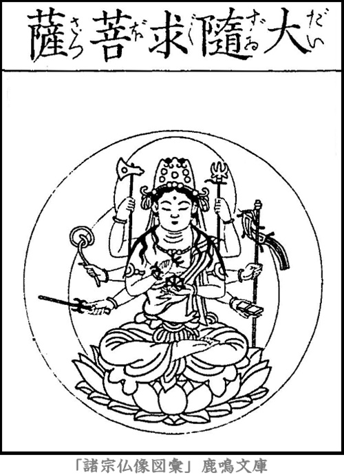 仏像,画像,大随求菩薩