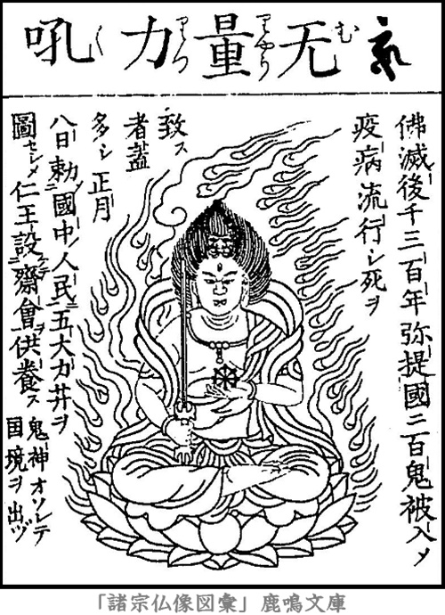 仏像,画像,無量力吼菩薩,五大力菩薩