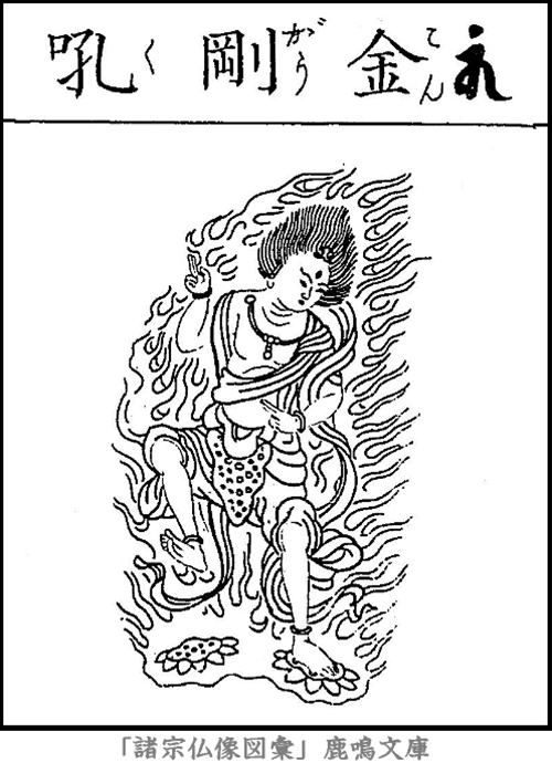 仏像,画像,金剛吼菩薩,五大力菩薩