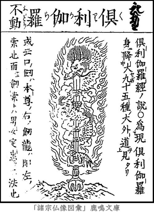 仏像,画像,不動明王,倶利伽羅不動