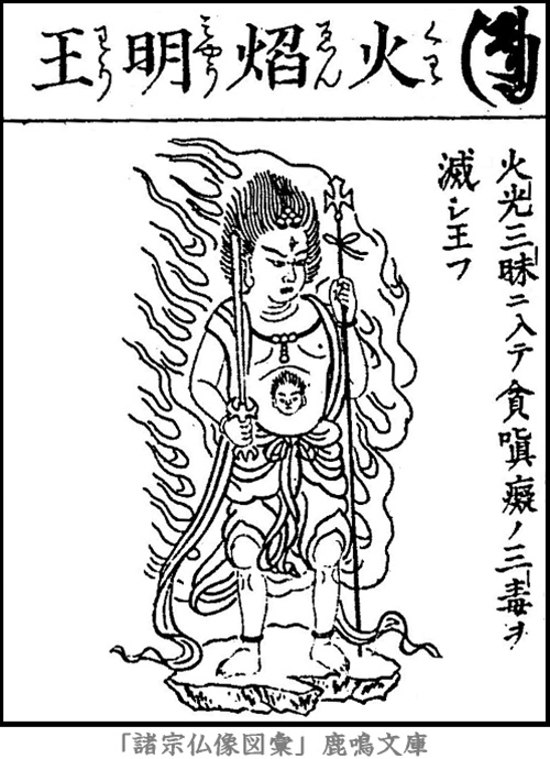 仏像,画像,火焔明王