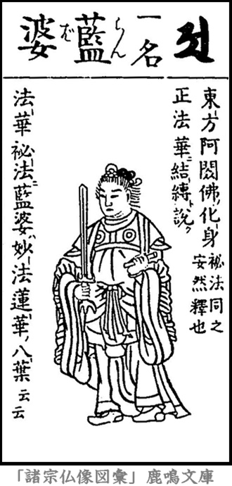 仏像,画像,藍婆,十羅刹女