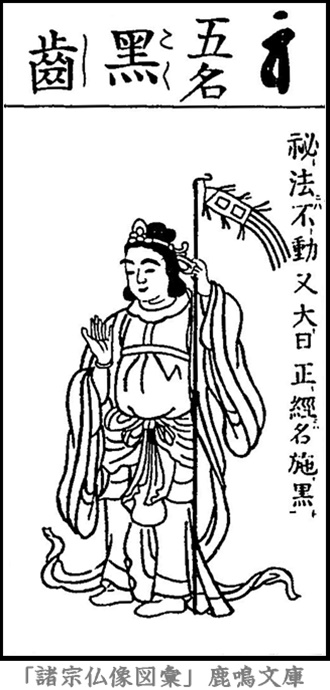 仏像,画像,黒歯,十羅刹女