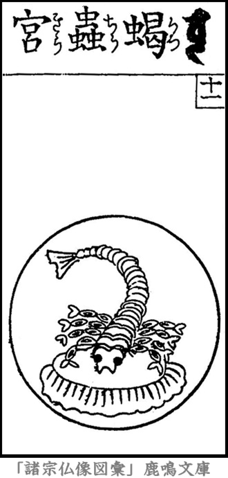 仏像,画像,蝎虫宮