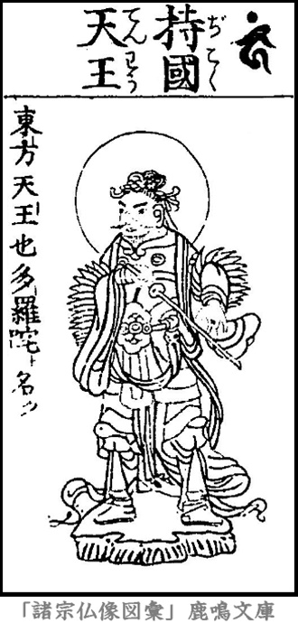 仏像,画像,持国天