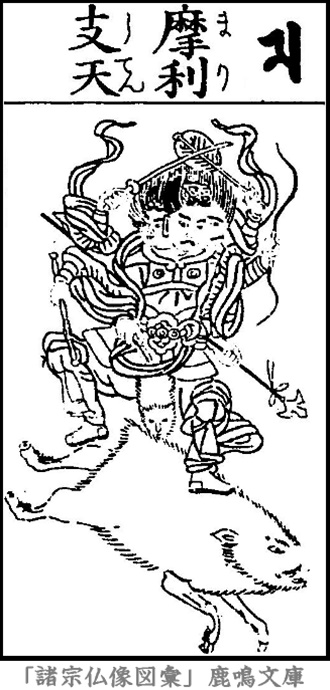 仏像,画像,摩利支天