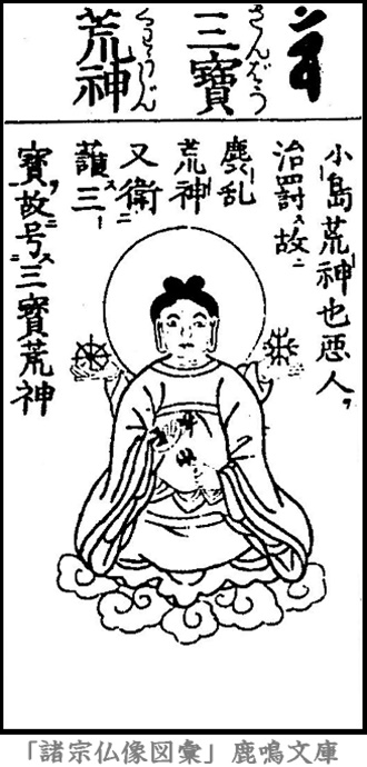 仏像,画像,三宝荒神,小島荒神