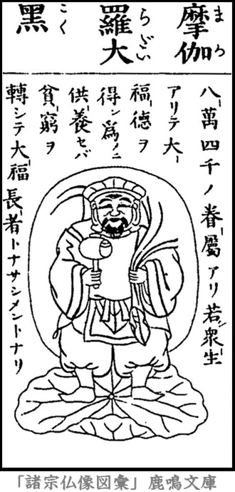 仏像,画像,摩伽羅大黒