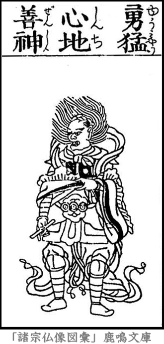 仏像,画像,勇猛心地善神