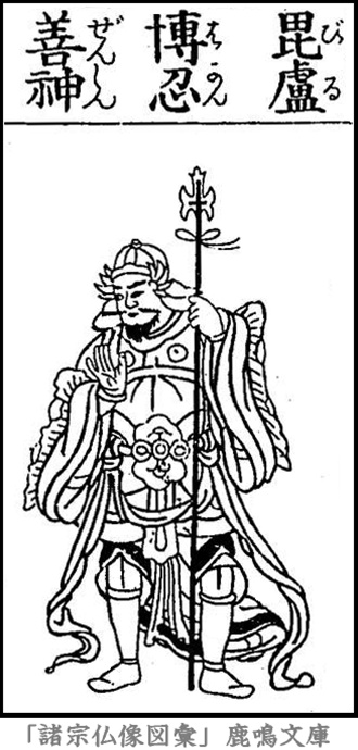 仏像,画像,毘盧博忍善神