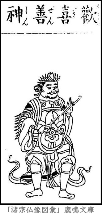 仏像,画像,歓喜善神