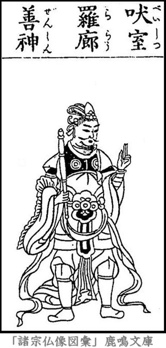 仏像,画像,吠室羅廊善神