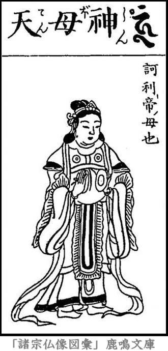 仏像,画像,神母天