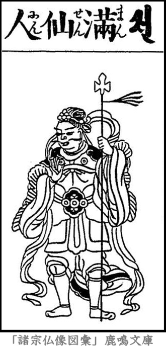 仏像,画像,満仙王