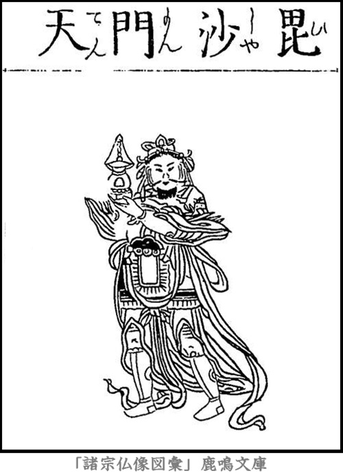 仏像,画像,毘沙門天