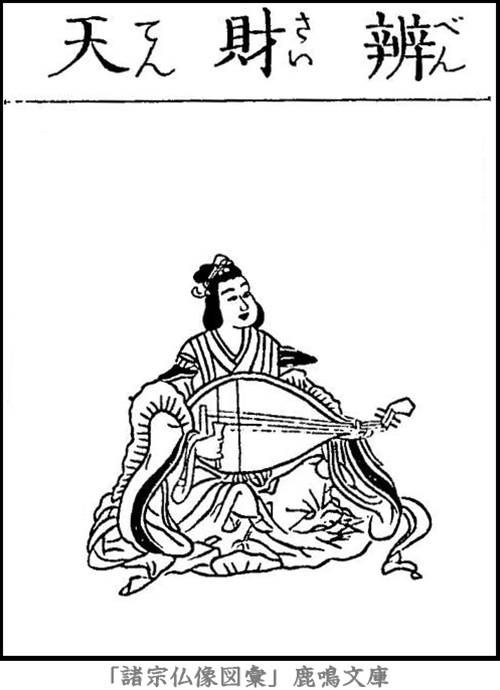 仏像,画像,弁財天