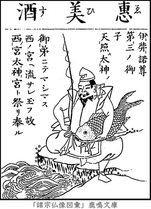 仏像,画像,恵比寿神,七福神