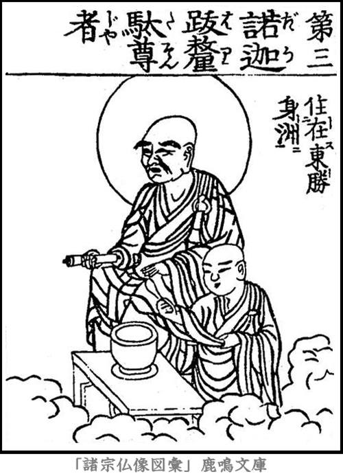 仏像,画像,迦諾迦跋釐堕闍尊者,十六羅漢