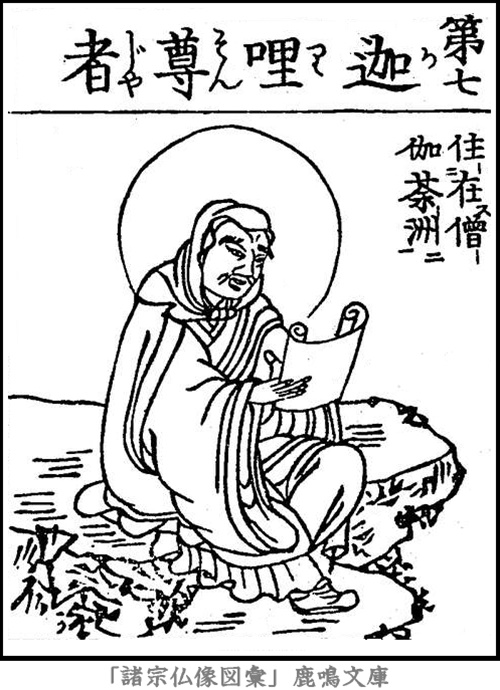 仏像,画像,迦哩迦尊者,十六羅漢