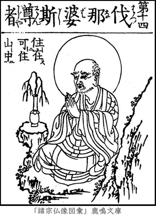 仏像,画像,伐那婆斯尊者,十六羅漢