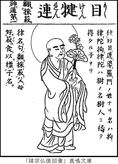 仏像,画像,目犍連,十大弟子