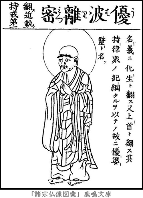 仏像,画像,優波離,十大弟子