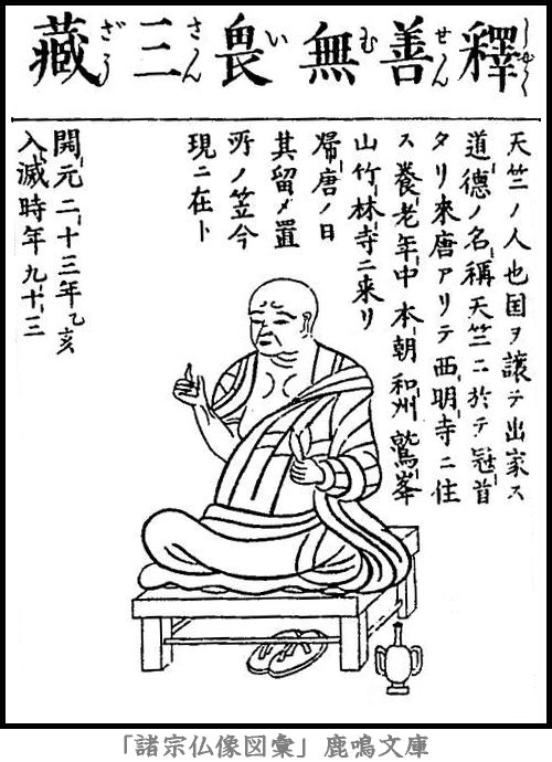 仏像,画像,善無畏,真言八祖