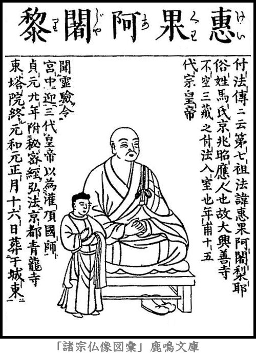 仏像,画像,恵果,真言八祖