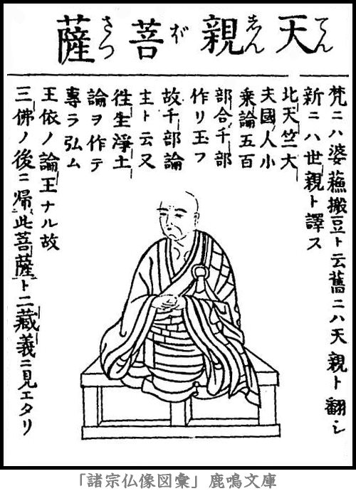 仏像,画像,世親,浄土八祖