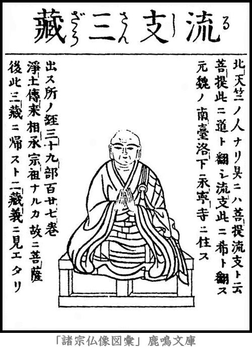仏像,画像,菩提流支,浄土八祖